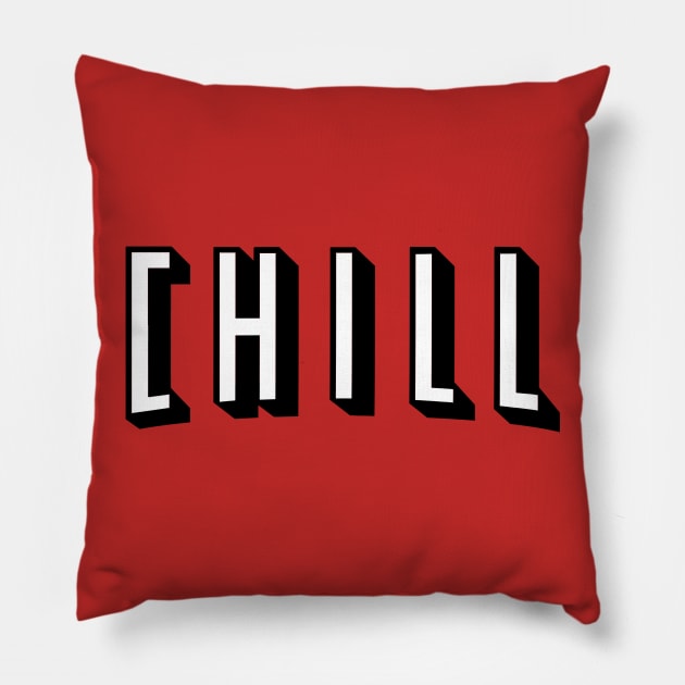 Netflix and Chill Pillow by robotface