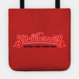 Strawberries Music Retro Store Tote