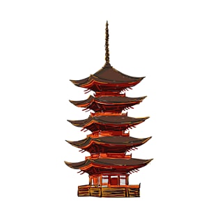 Image of a pagoda T-Shirt