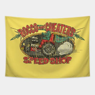 Rocco & Cheater's Speed Shop 1944 Tapestry