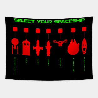 SELECT YOUR SPACESHIP Tapestry