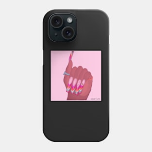 I LOVE YOU NAILS Phone Case