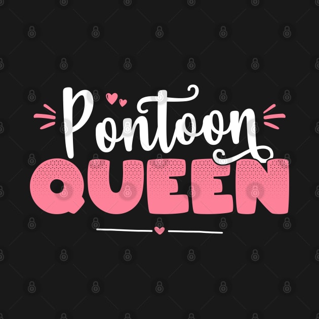 Pontoon Queen - Queen of the Pontoon Funny Boat Gift product by theodoros20