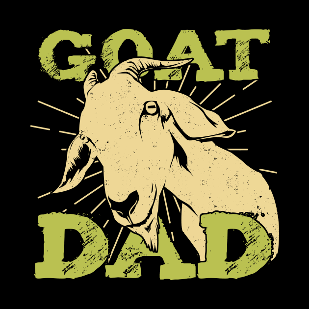 Goat Dad Farming Farmer Gift by Dolde08