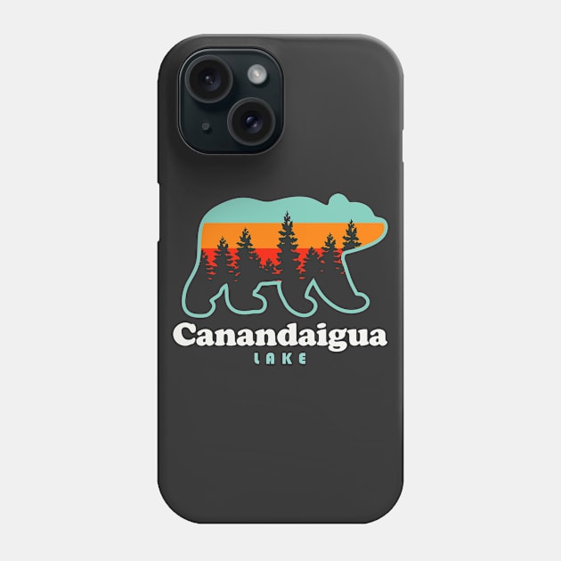 Canandaigua Lake NY Finger Lakes Naples NY Phone Case by PodDesignShop