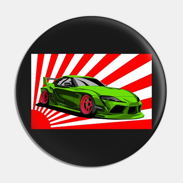 SUPRA MK5 A90 jdm Pin by ASAKDESIGNS