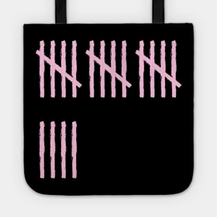 19th pink count Tote