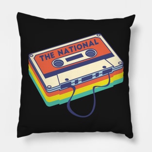 The National Band Logo Cassette Deck Pillow