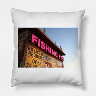 Fishing Pier Pillow