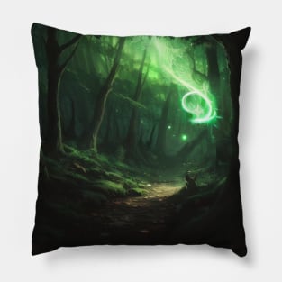 Magical Fantasy Forest Light Pillow