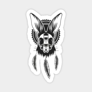 Bunny Skull Magnet