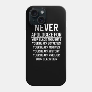 Black History Gift Black History Month Black Pride Phone Case