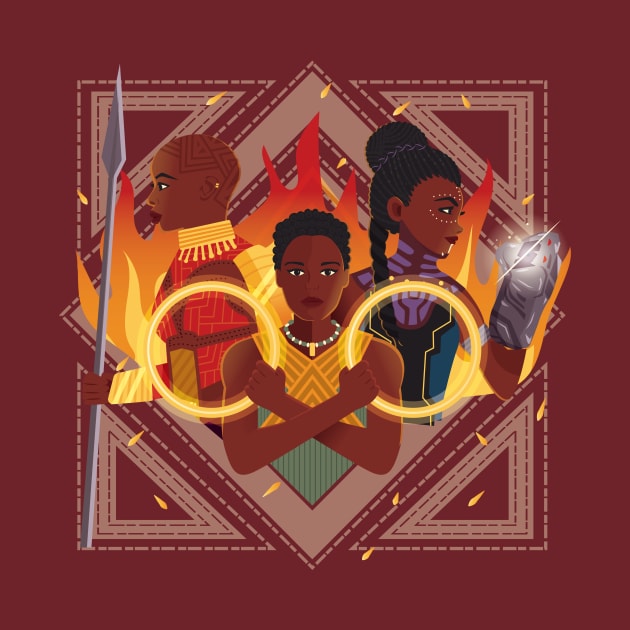 Women of Wakanda v2 by risarodil