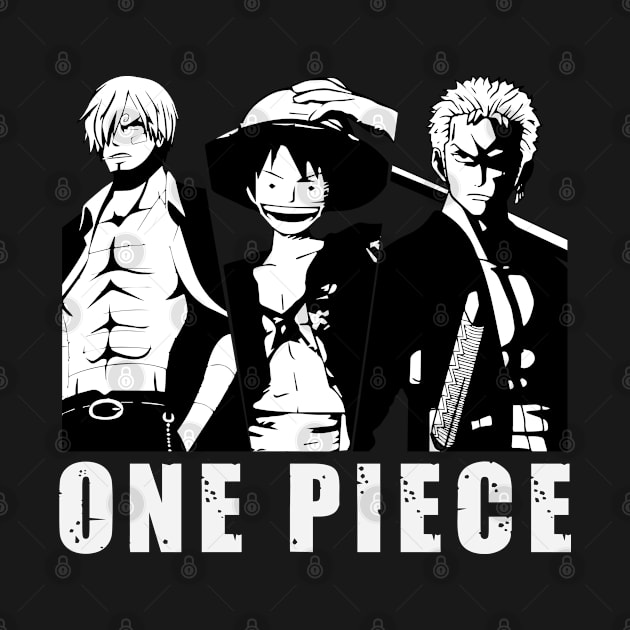 ONE PIECE T-SHIRT FUN T-SHIRT PO05 by Huko