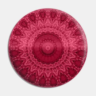 Mandala - Viva Magenta Pin