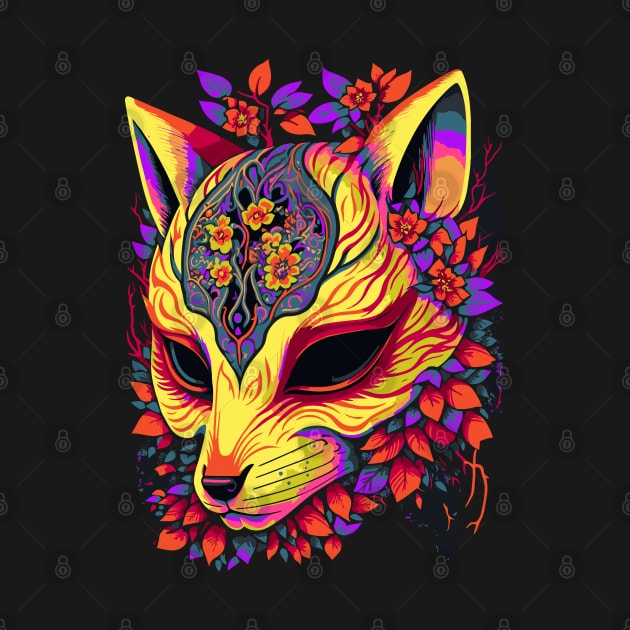 kitsune mask | kitsune kamen T-Shirt by Creatura