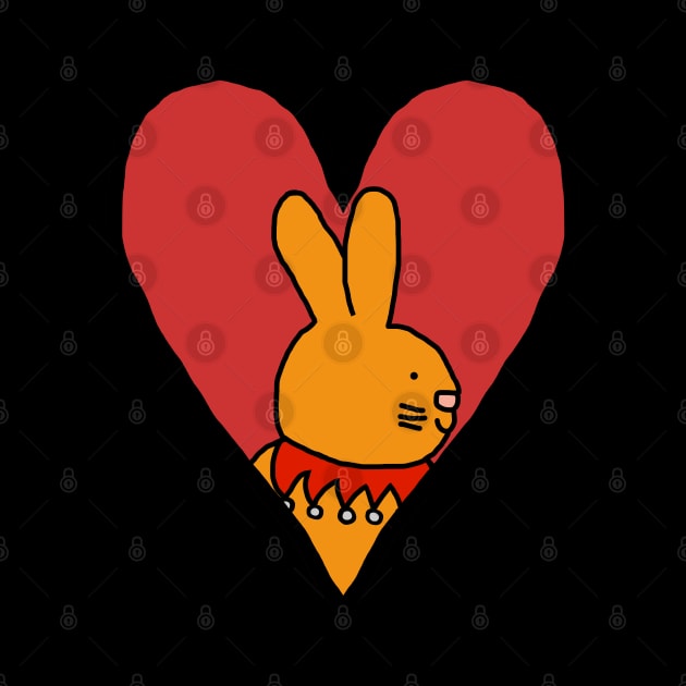 My Small Valentine Rabbit by ellenhenryart