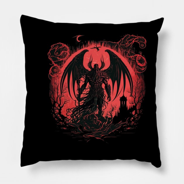 the darkness Pillow by Trontee