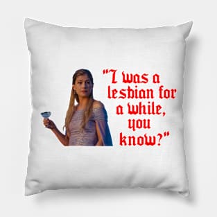 Lesbian Girl And Gift For Fan Pillow
