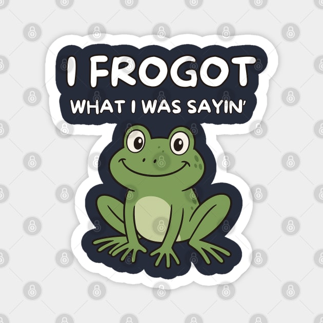 Funny Frog Meme Magnet by Stylecombinator