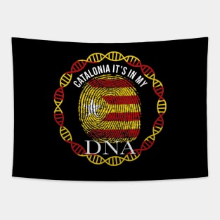 Catalan Flag  Catalonia Its In My DNA Independence Flag - Gift for Catalan From Catolonia Tapestry