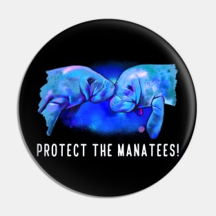 Protect the Manatees! in Colors Drawing Pin