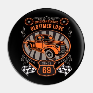 Oldtimer Love American Classic 1969 Gift Pin