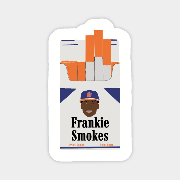 Frankie Smokes Magnet by The Knicks Wall