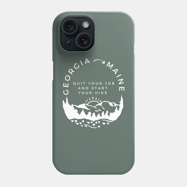 Georgia to Maine Phone Case by Camp Happy Hour