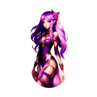 Purple elf girl style T-Shirt