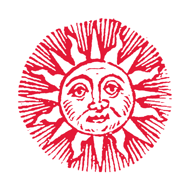 The Sun's Face - Medieval Graphic by Posyboy