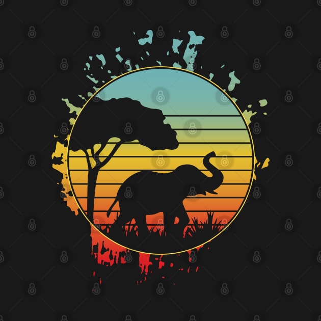 sunset Unique elephant cool birthday party by greatnessprint