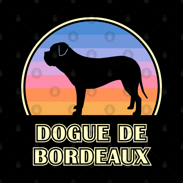 Dogue de Bordeaux Vintage Sunset Dog by millersye