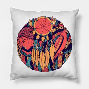 Retro Triad Dream Falcon Pillow