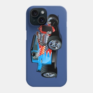 Cartoon retro hot rod Phone Case