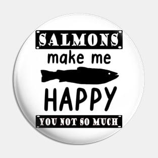 Salmon Fishing Salmon Fishing North Cape Hiking Algae Pin