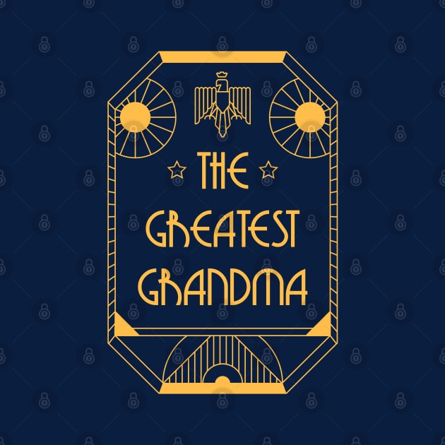 The Greatest Grandma - Art Deco Medal of Honor by Millusti