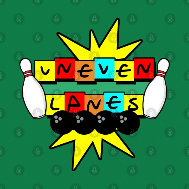 Uneven Lanes by MidniteSnackTees