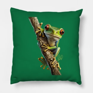 Treefrog_1 Pillow