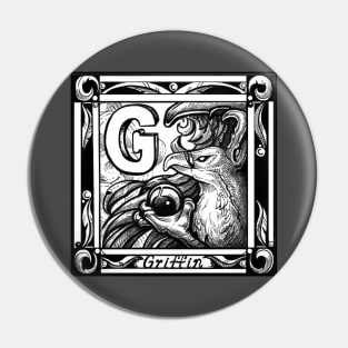 G is For Griffin Pin