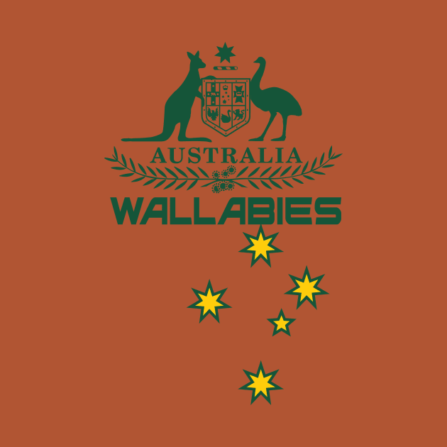 Australia Wallabies Rugby Fan Memorabilia by CGD