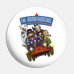 Animatronicans with logo Pin