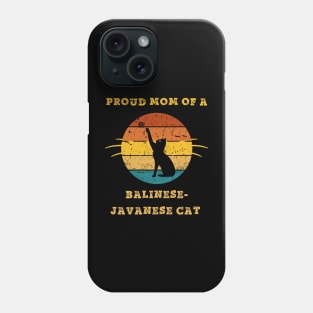 javanese balinese cat mom Phone Case