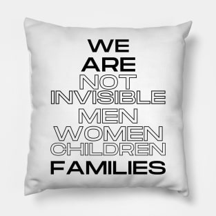 Invisible Family Pillow
