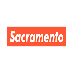 Sacramento White Orange T-Shirt