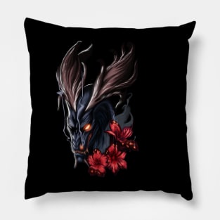 Wild Horn - Evil Black Dragon Pillow