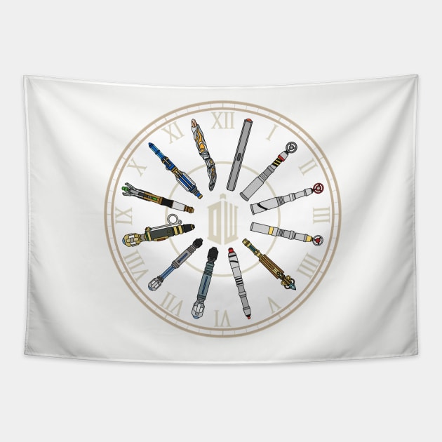 Sonic Screwdrivers: A Doctor’s Best Friend Tapestry by OctopodArts