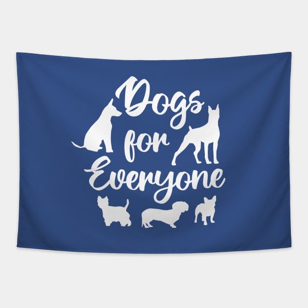 Dogs for Everyone Tapestry by 2891 Design