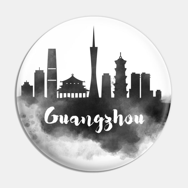 Guangzhou watercolor Pin by kursatunsal
