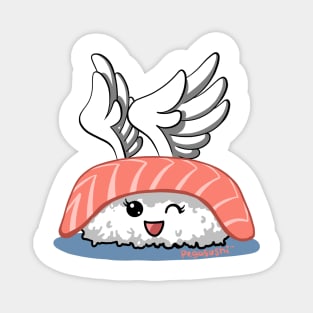 Asplenia Studios: Pegasushi Salmon Nigiri Magnet